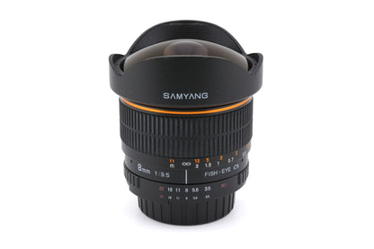 Samyang 8mm f3.5 Fish-Eye CS