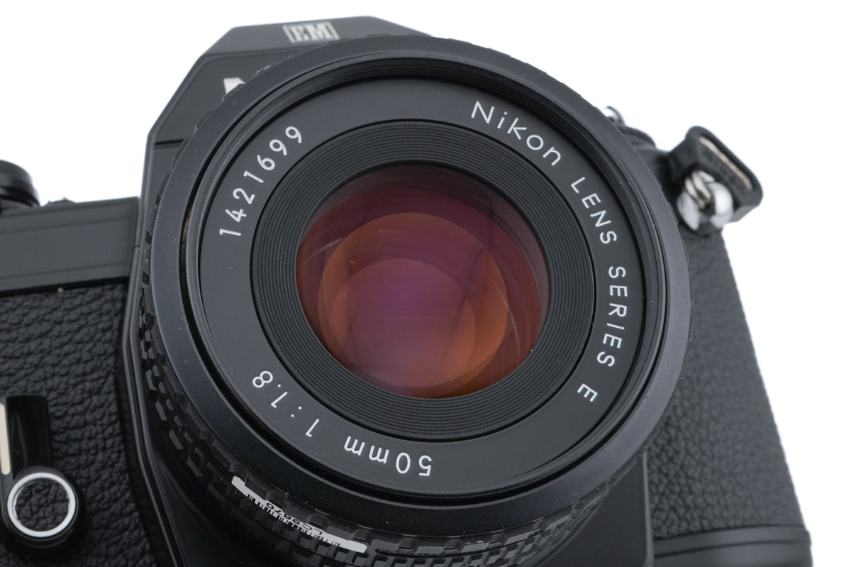 Nikon EM + 50mm f1.8 Series E
