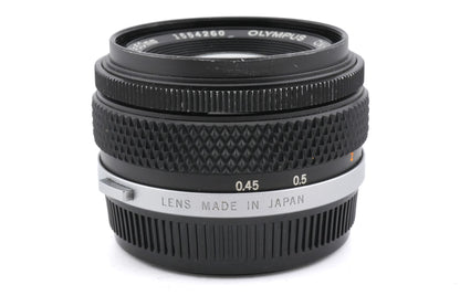 Olympus 50mm f1.8 F.Zuiko Auto-S