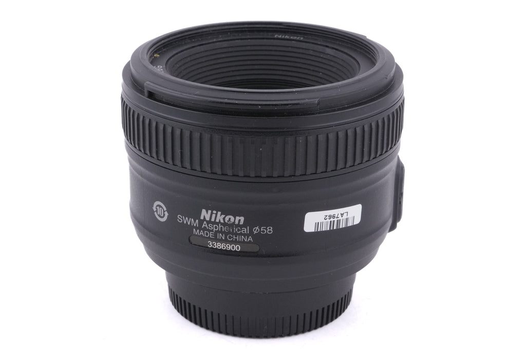 Nikon 50mm f1.8 AF-S Nikkor G