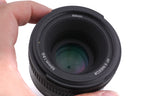 Nikon 50mm f1.8 AF-S Nikkor G