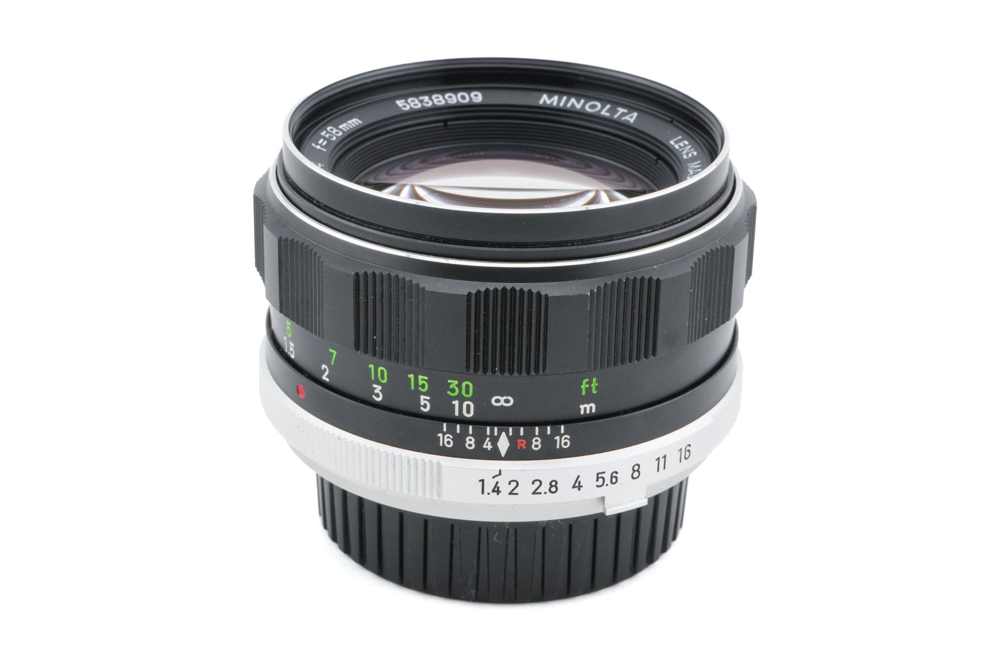Minolta 58mm f1.4 MC Rokkor-PF