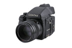 Contax 645 + 80mm f2 Planar T* + MF-1 AE Prism Finder + MFB-1 120/220 Film Back Holder