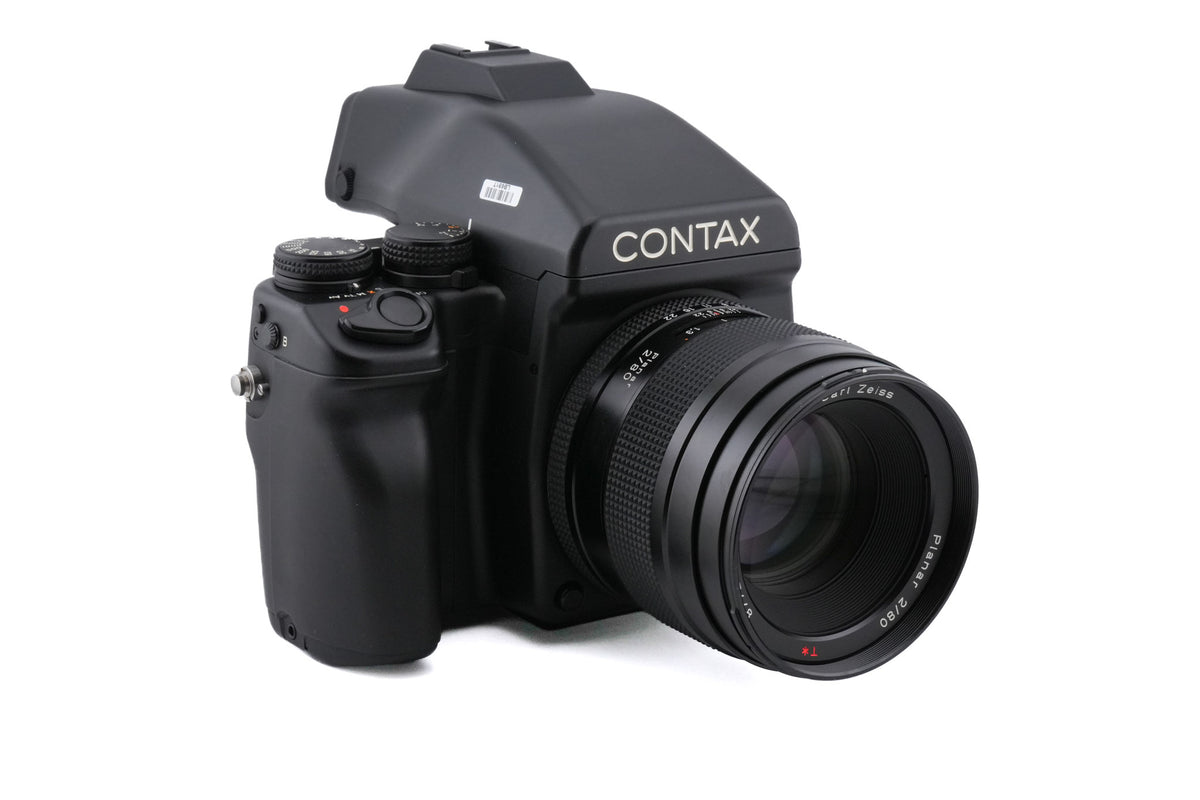 Contax 645 + 80mm f2 Planar T* + MF-1 AE Prism Finder + MFB-1 120/220 Film Back Holder