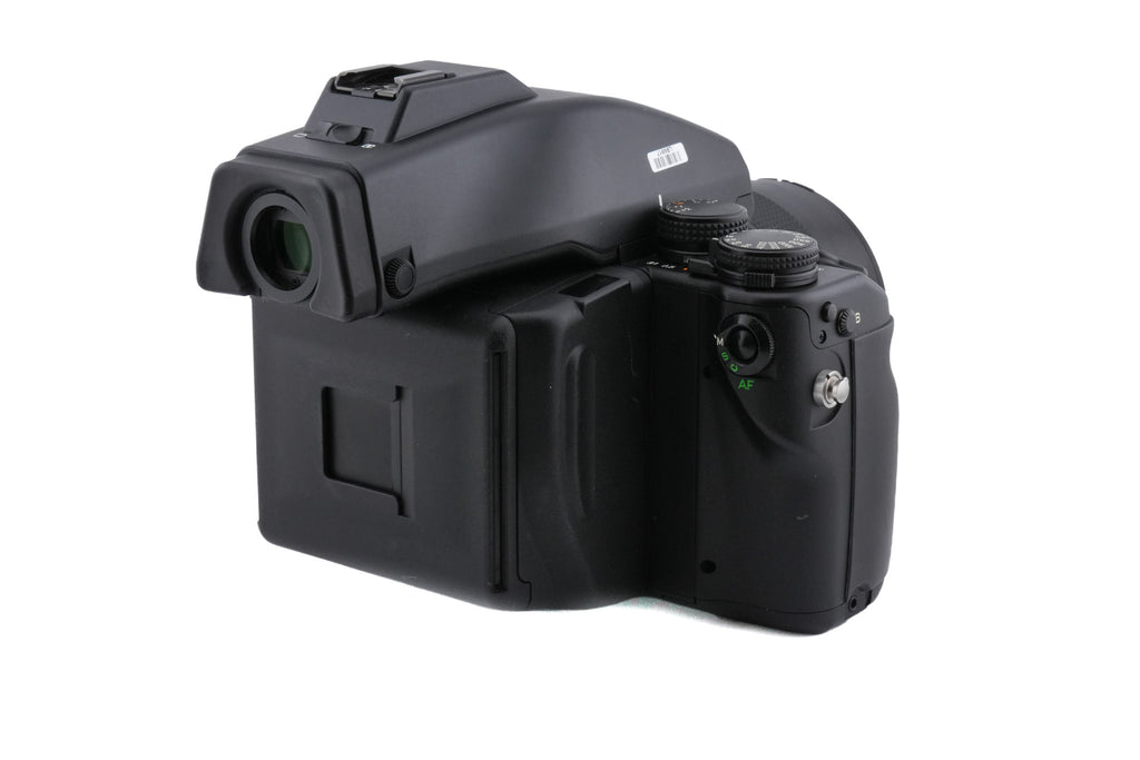Contax 645 + 80mm f2 Planar T* + MF-1 AE Prism Finder + MFB-1 120/220 Film Back Holder