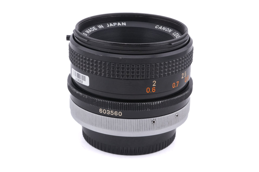 Canon 50mm f1.8 S.C.
