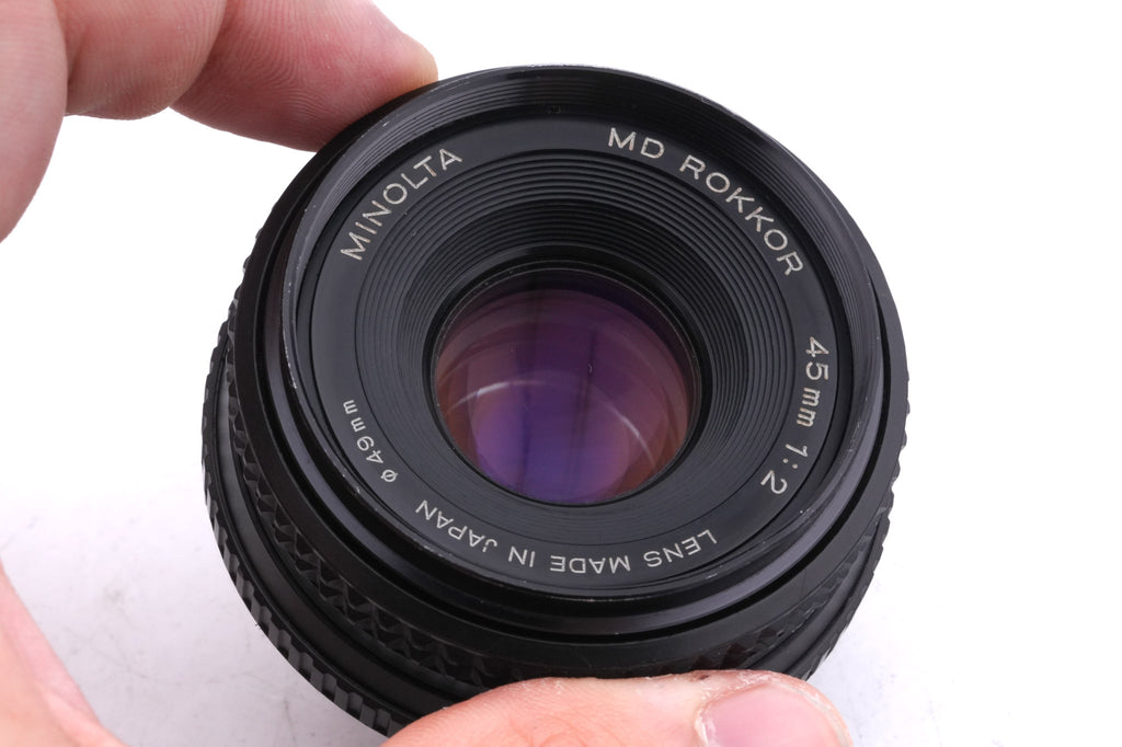 Minolta 45mm f2 MD Rokkor