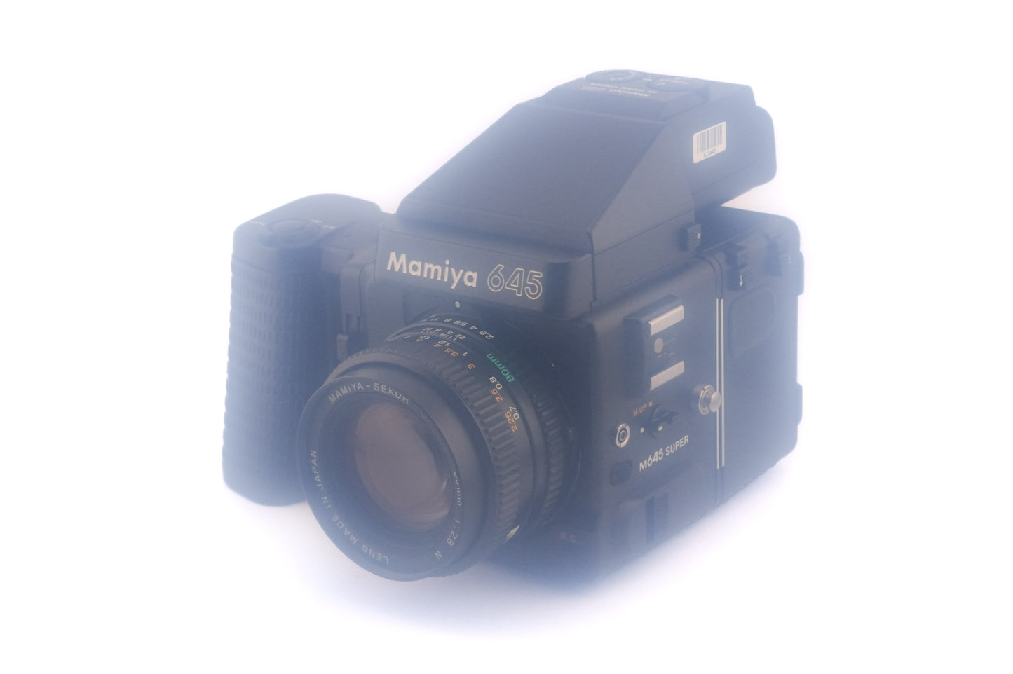 Mamiya M645 Super + 80mm f2.8 Sekor C N + 120/220 Roll Film Holder N + AE Prism Finder N + Power Drive N (Y01670)