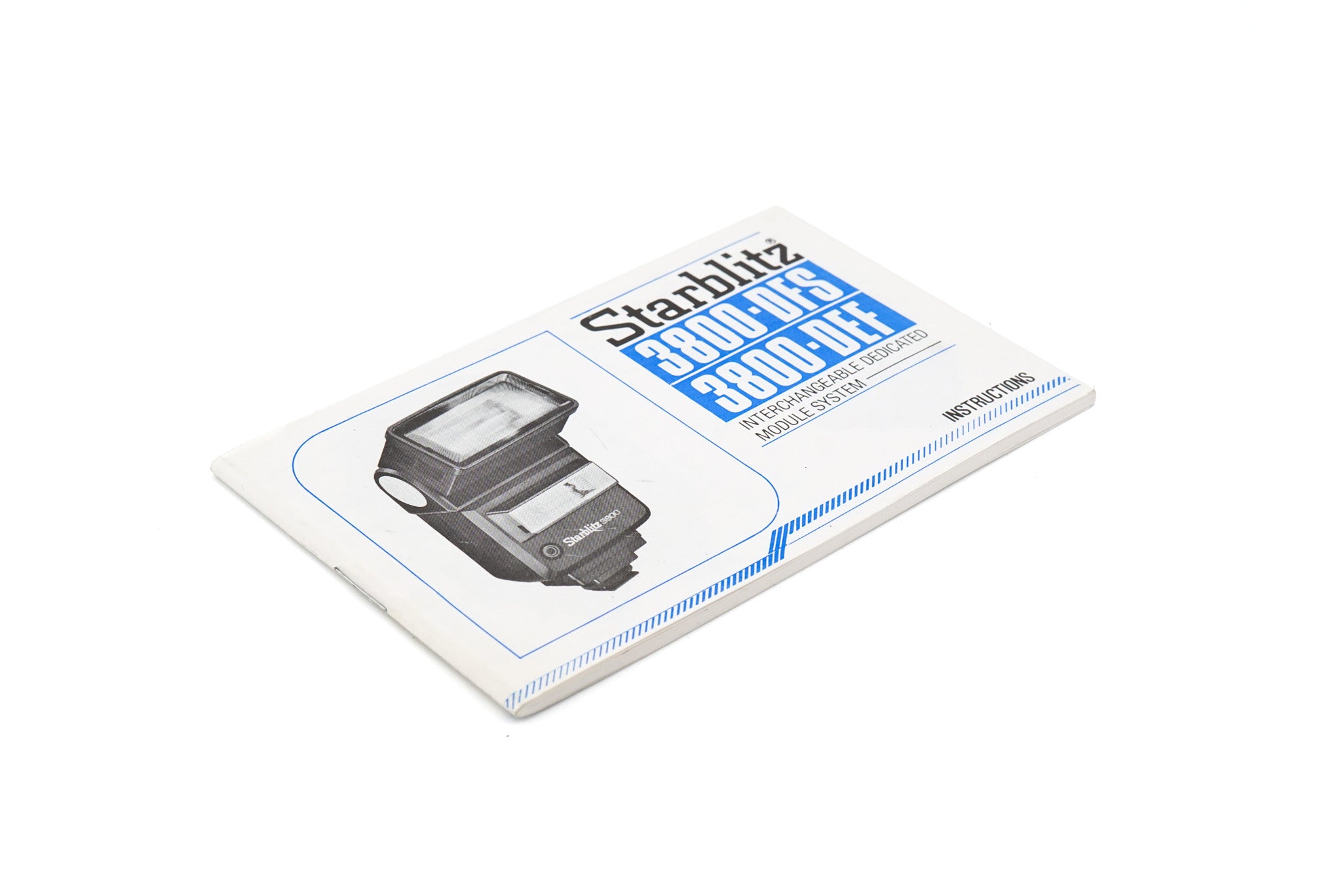 Starblitz 3800 DFS Instructions - Accessory