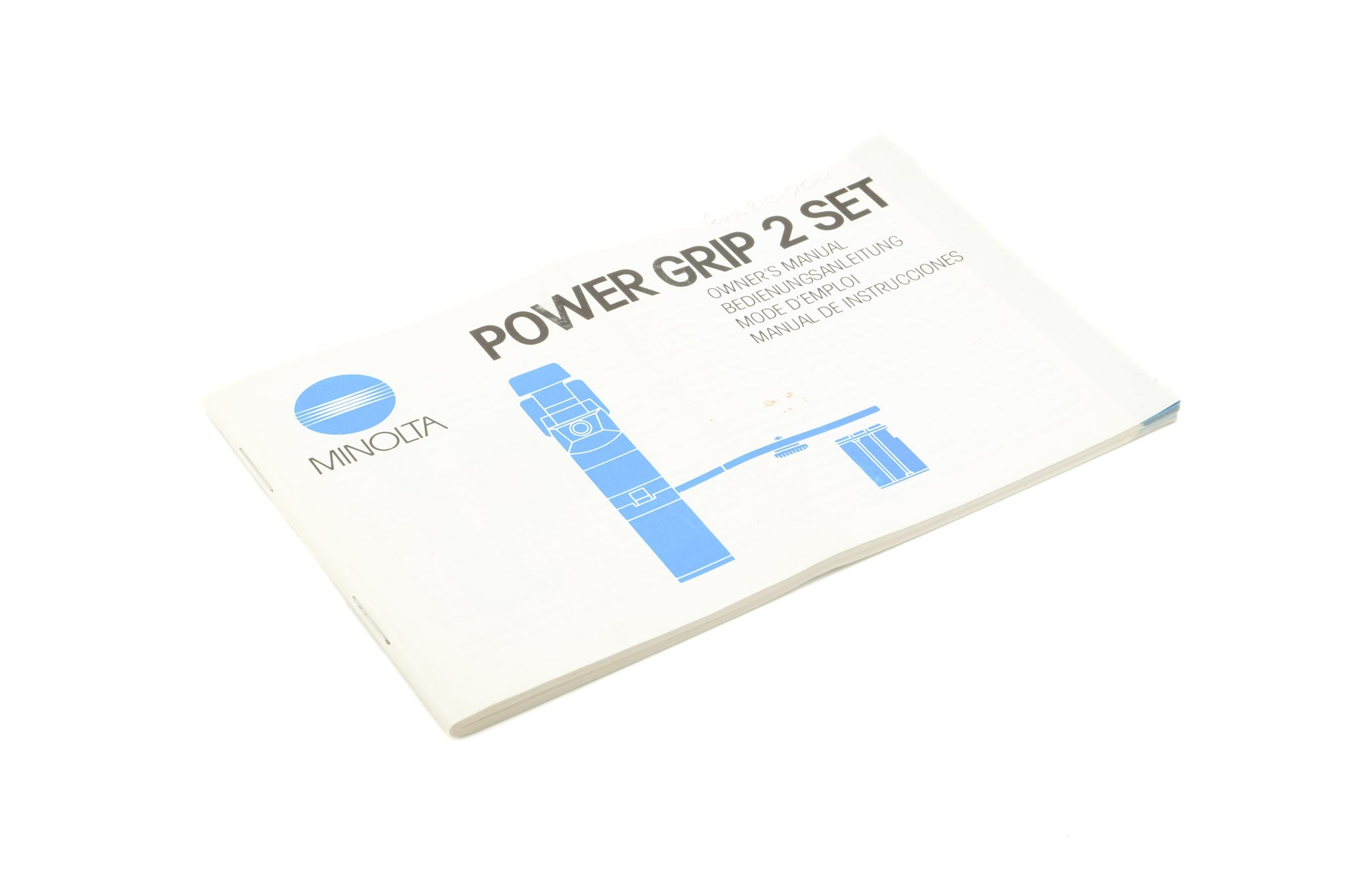 Minolta Power Grip 2 Set Instructions - Accessory
