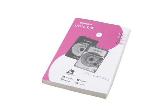 Canon IXUS L-1 Instructions - Accessory