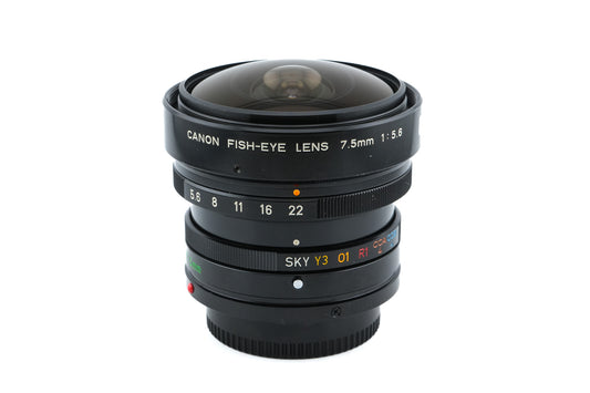 Canon 7.5mm f5.6 Fisheye - Lens