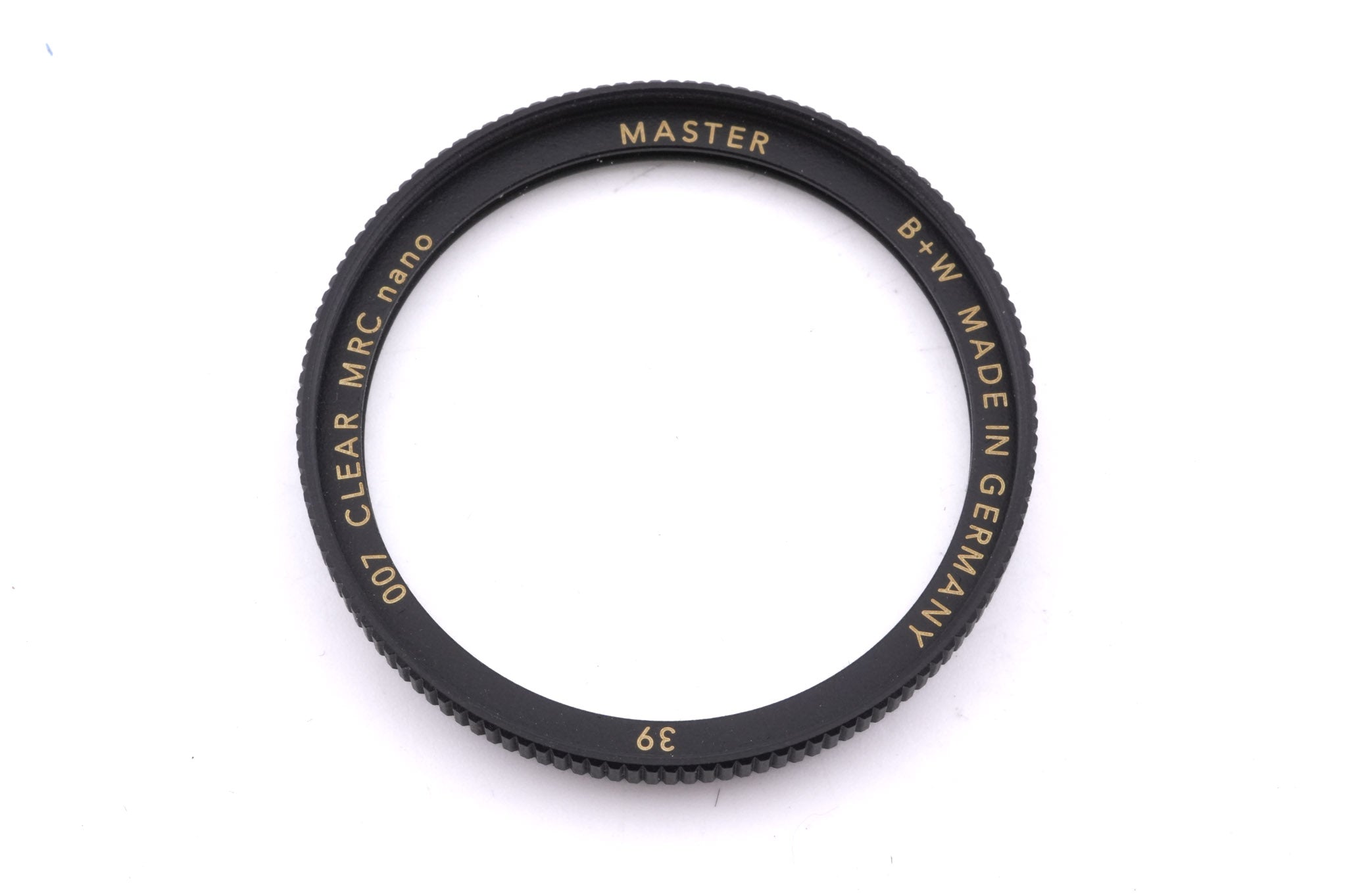 B+W 39mm Clear Filter MRC Nano Master (007) - Accessory