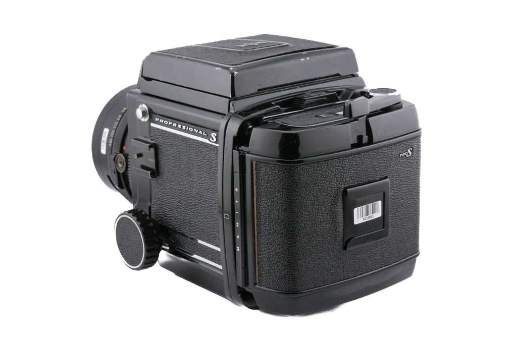 Mamiya RB67 Pro-S + Waist Level Finder + 120 6x7 Pro-S Roll Film Holder + 127mm f3.8 Sekor C