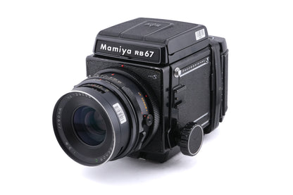 Mamiya RB67 Pro-S + 90mm f3.8 Sekor C + 120 6x7 Pro-S Roll Film Holder + Waist Level Finder