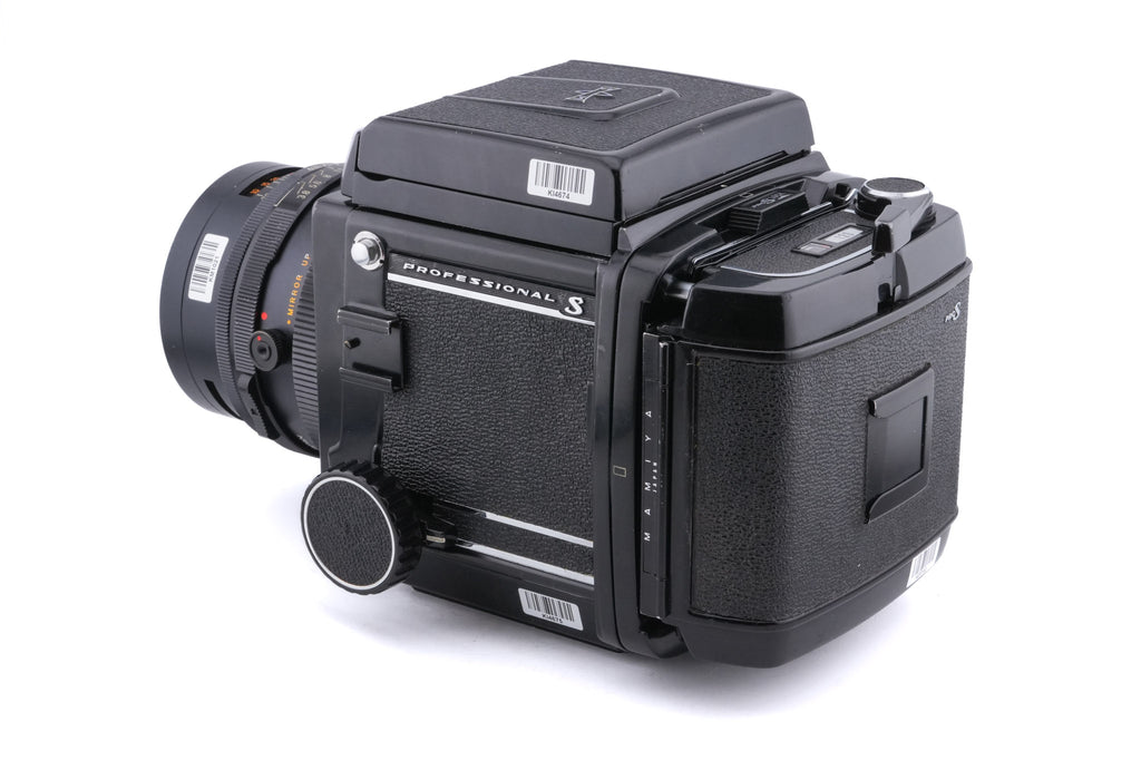 Mamiya RB67 Pro-S + 90mm f3.8 Sekor C + 120 6x7 Pro-S Roll Film Holder + Waist Level Finder