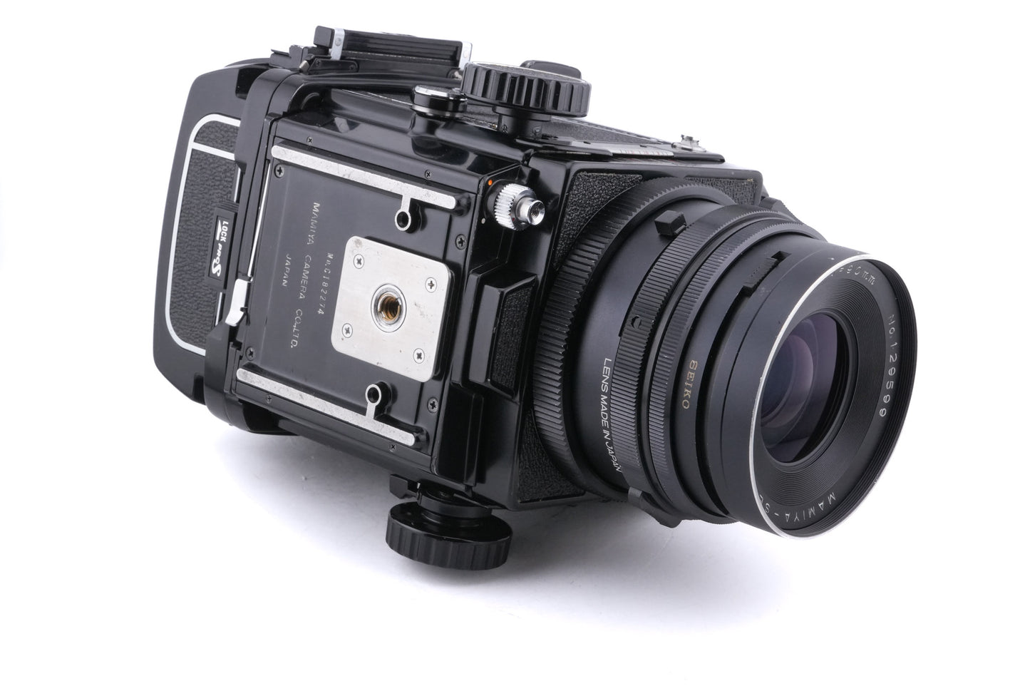 Mamiya RB67 Pro-S + 90mm f3.8 Sekor C + 120 6x7 Pro-S Roll Film Holder + Waist Level Finder