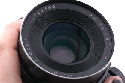 Mamiya RB67 Pro-S + 90mm f3.8 Sekor C + 120 6x7 Pro-S Roll Film Holder + Waist Level Finder