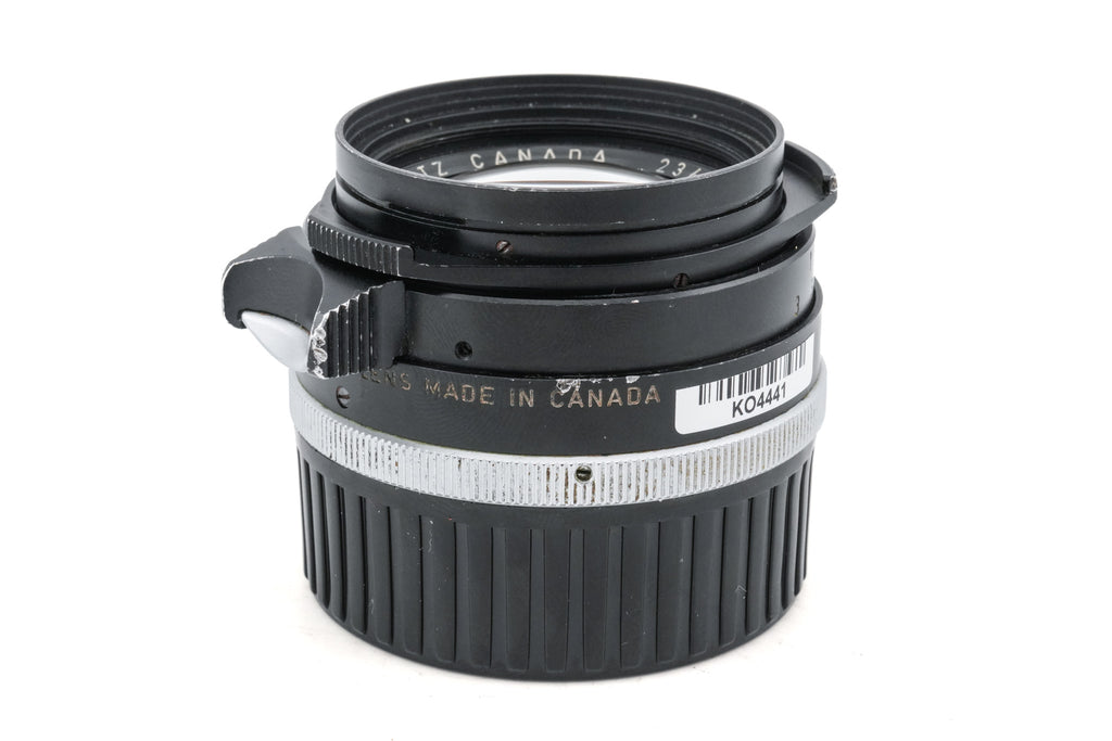 Leica 35mm f1.4 Summilux (Type II) (Chrome Infinity Lock) (Black, 11870)
