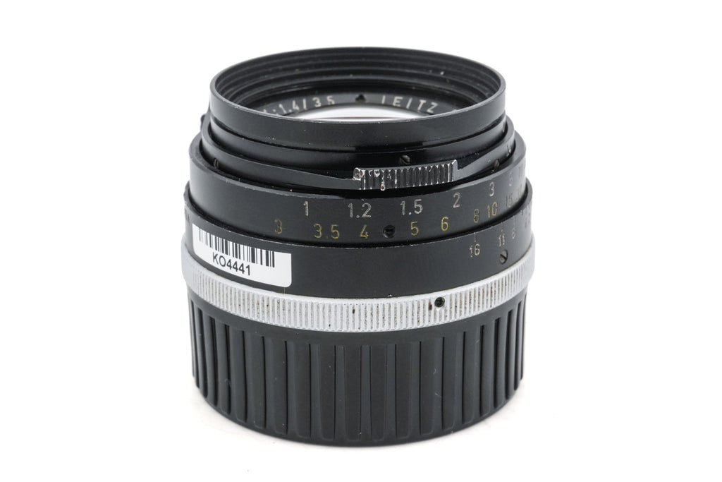 Leica 35mm f1.4 Summilux (Type II) (Chrome Infinity Lock) (Black, 11870)
