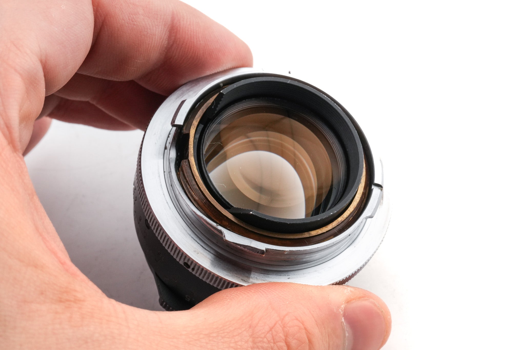 Leica 35mm f1.4 Summilux (Type II) (Chrome Infinity Lock) (Black, 11870)