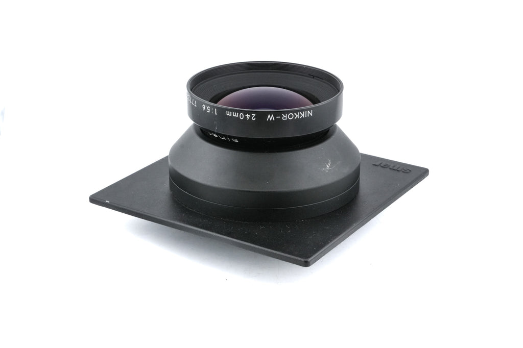 Nikon 240mm f5.6 Nikkor-W (Sinar DB)