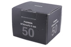 Fujifilm 50mm f2 Super EBC Fujinon Aspherical XF R WR