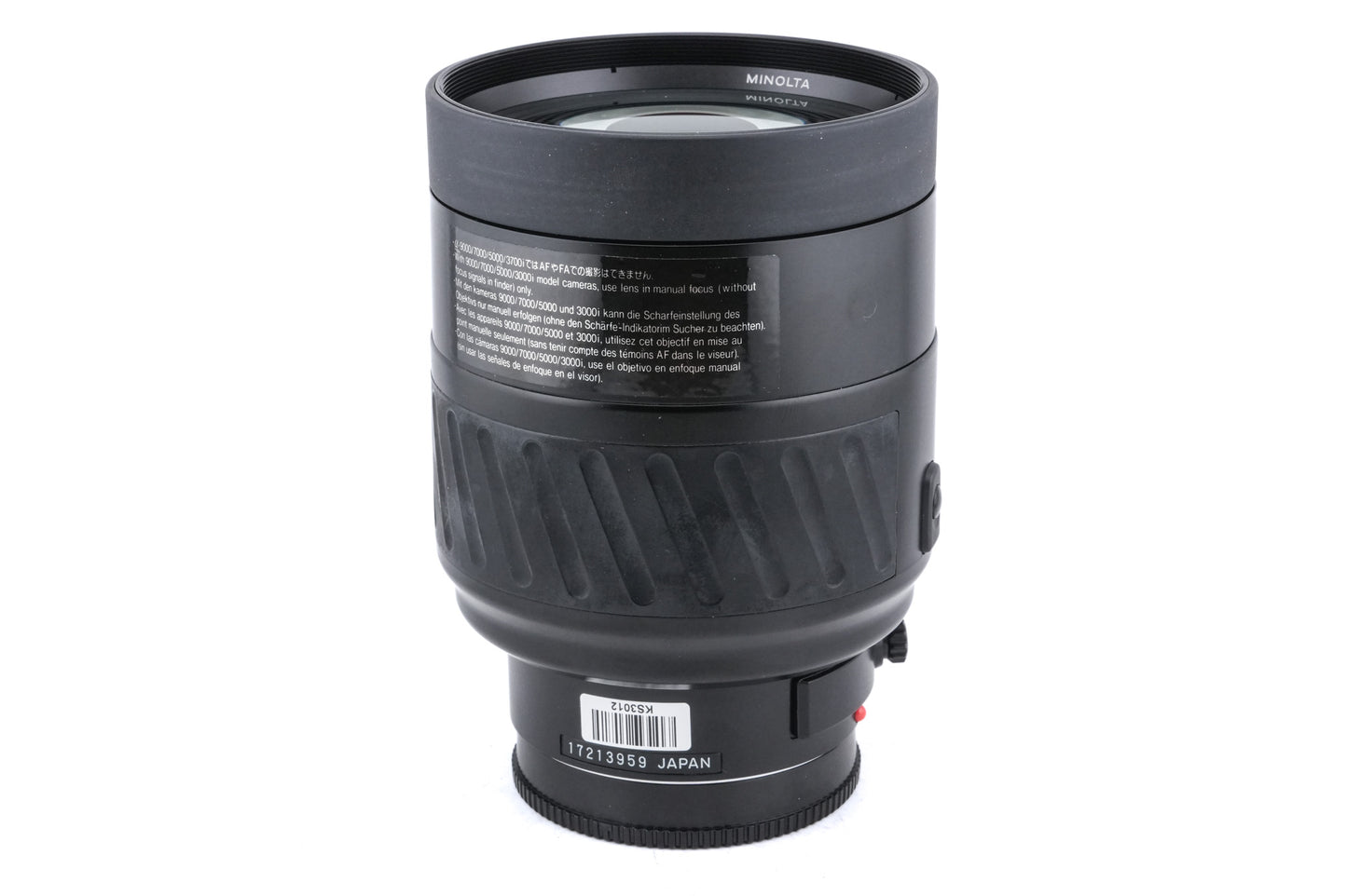 Minolta 500mm f8 AF Reflex