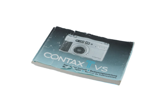 Contax TVS Instructions