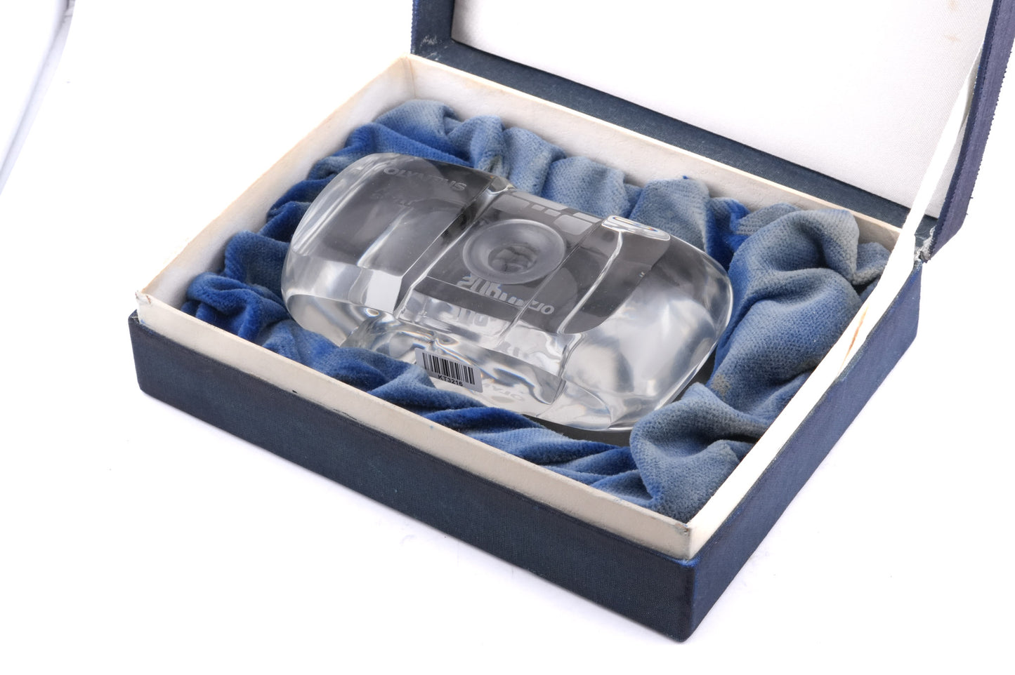 Olympus Mju-I Crystal Paperweight