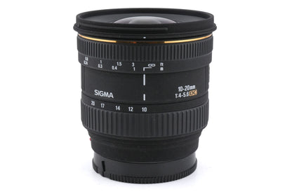 Sigma 10-20mm f4-5.6 EX DC