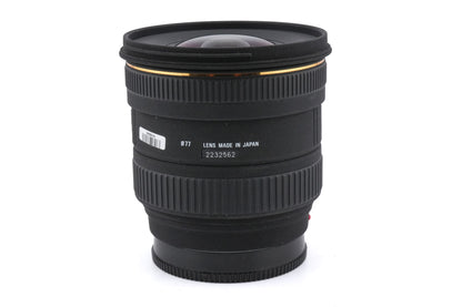 Sigma 10-20mm f4-5.6 EX DC