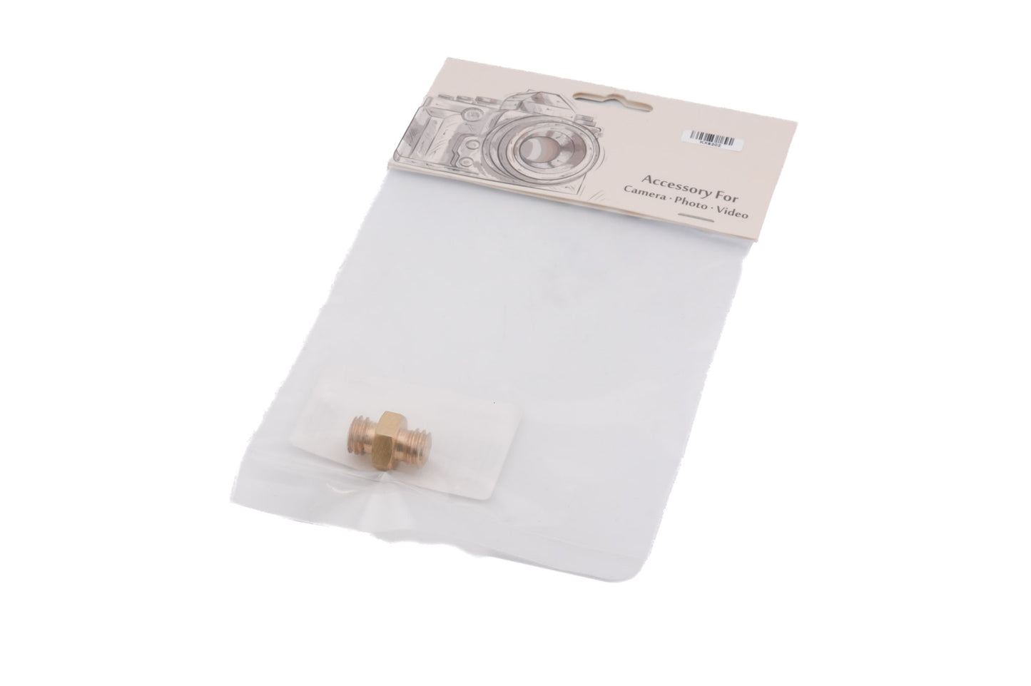 StudioKing 3/8" - 3/8" MC-1060A Male Spigot Adapter