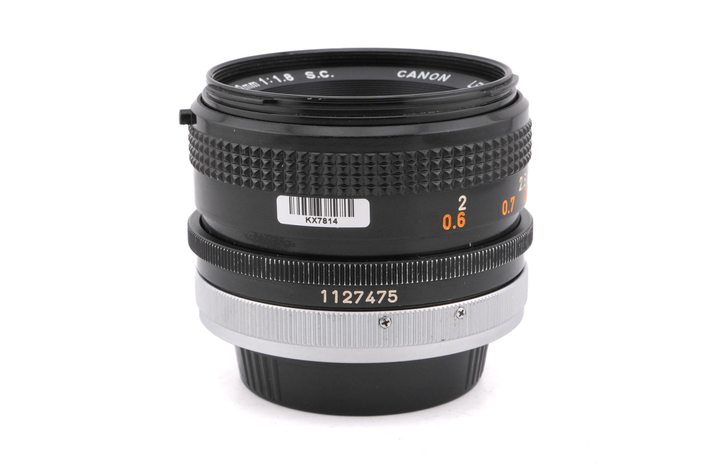 Canon 50mm f1.8 S.C.