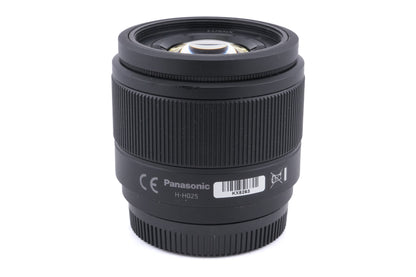 Panasonic 25mm f1.7 Lumix G ASPH. (H-H025)