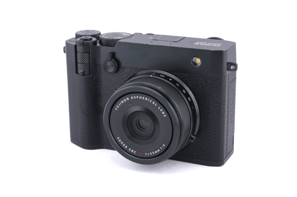 Fujifilm GFX 100RF + Fujifilm GFX 100RF L-Plate with Wooden Handle (5266)