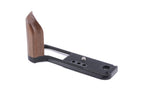 Fujifilm GFX 100RF + Fujifilm GFX 100RF L-Plate with Wooden Handle (5266)