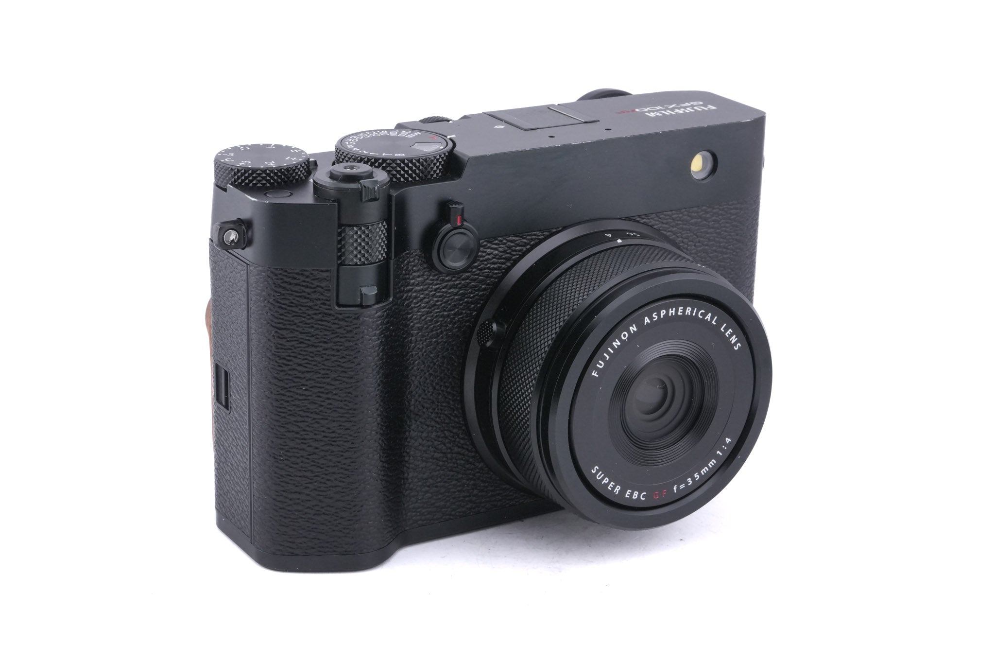 Fujifilm GFX 100RF + Fujifilm GFX 100RF L-Plate with Wooden Handle (5266)