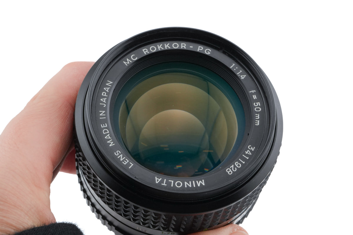 Minolta 50mm f1.4 MC Rokkor-PG