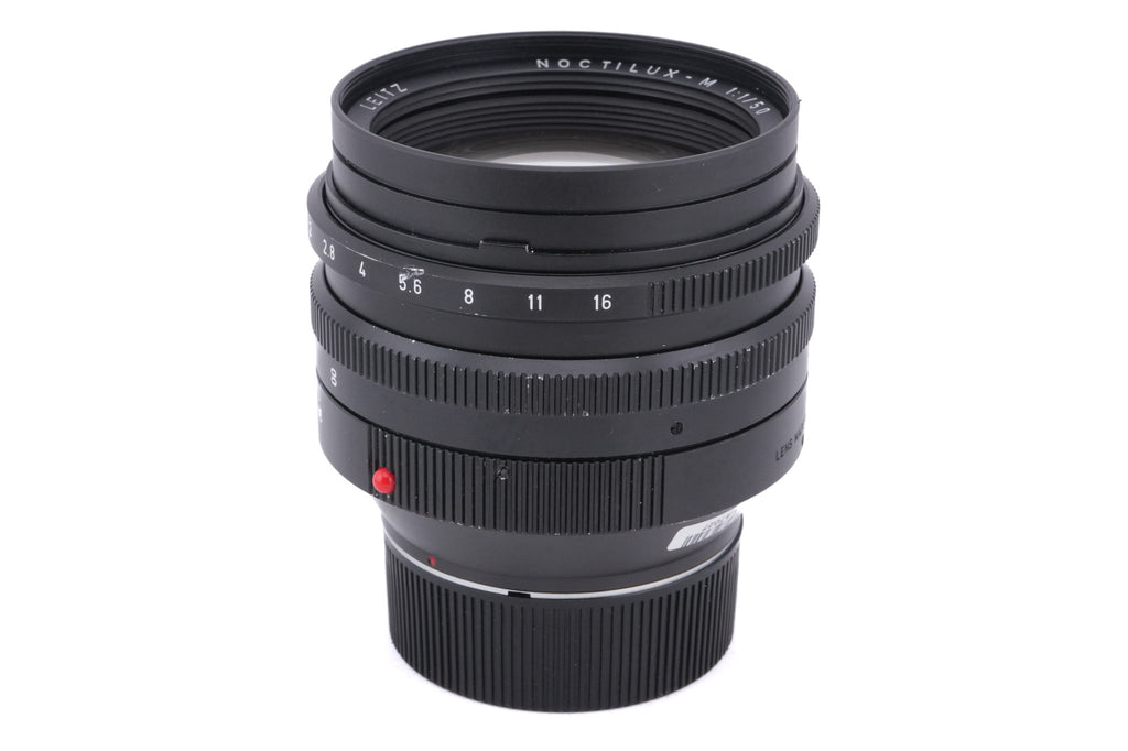 Leica 50mm f1 Noctilux-M (Type III) (11821) + Lens Hood (50mm f1) (12544)