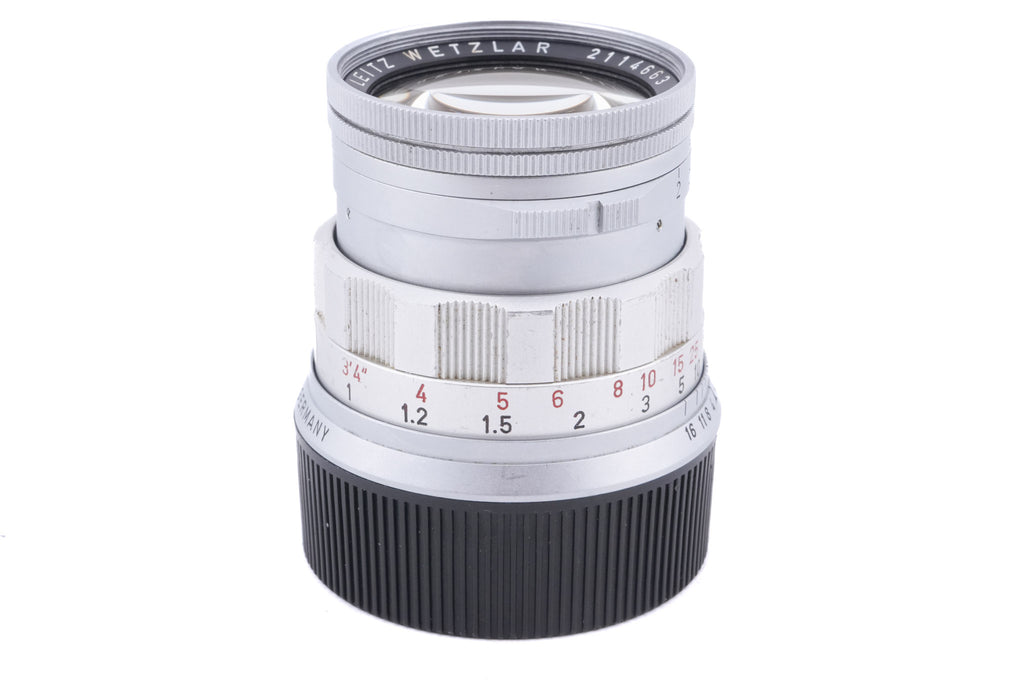 Leica 50mm f2 Summicron (Type II) (Silver, SOOIC-MS / SOSIC / 11118 / 11618 / 11818)
