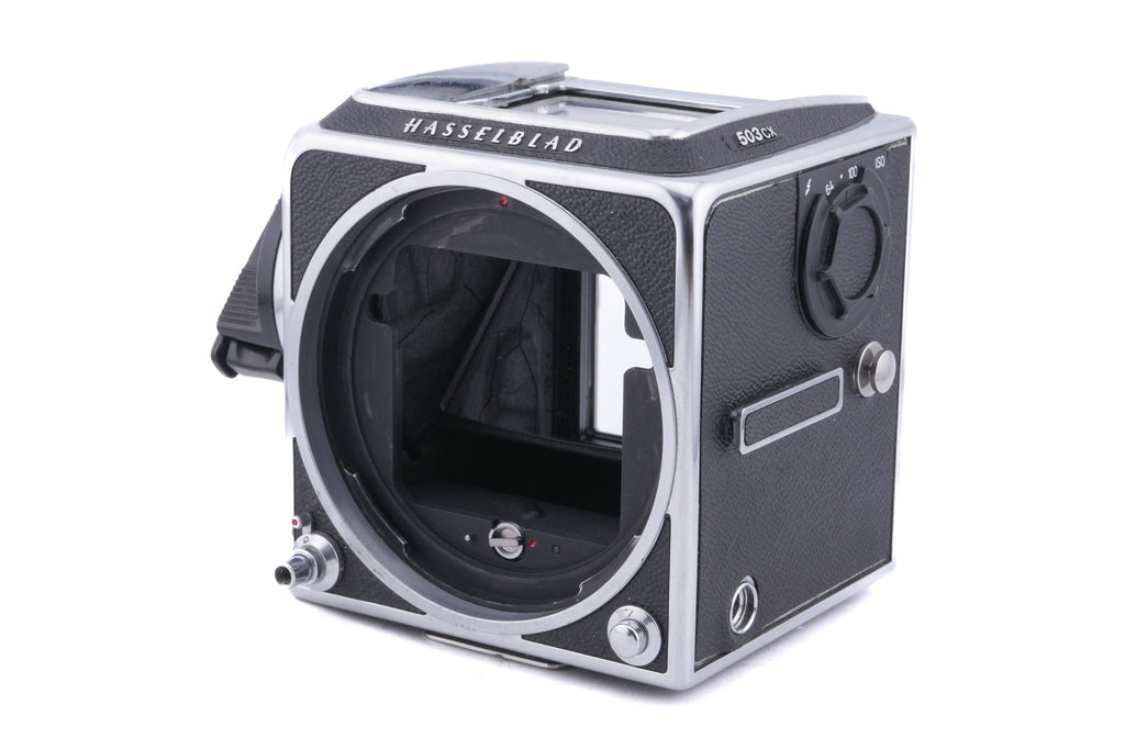 Hasselblad 503CX (Silver, 10026) + 80mm f2.8 Planar T* CF (20029) + A12N Film Magazine + Waist Level Finder (New / Chrome, 42315) + Acute Matte Focusing Screen (42165)