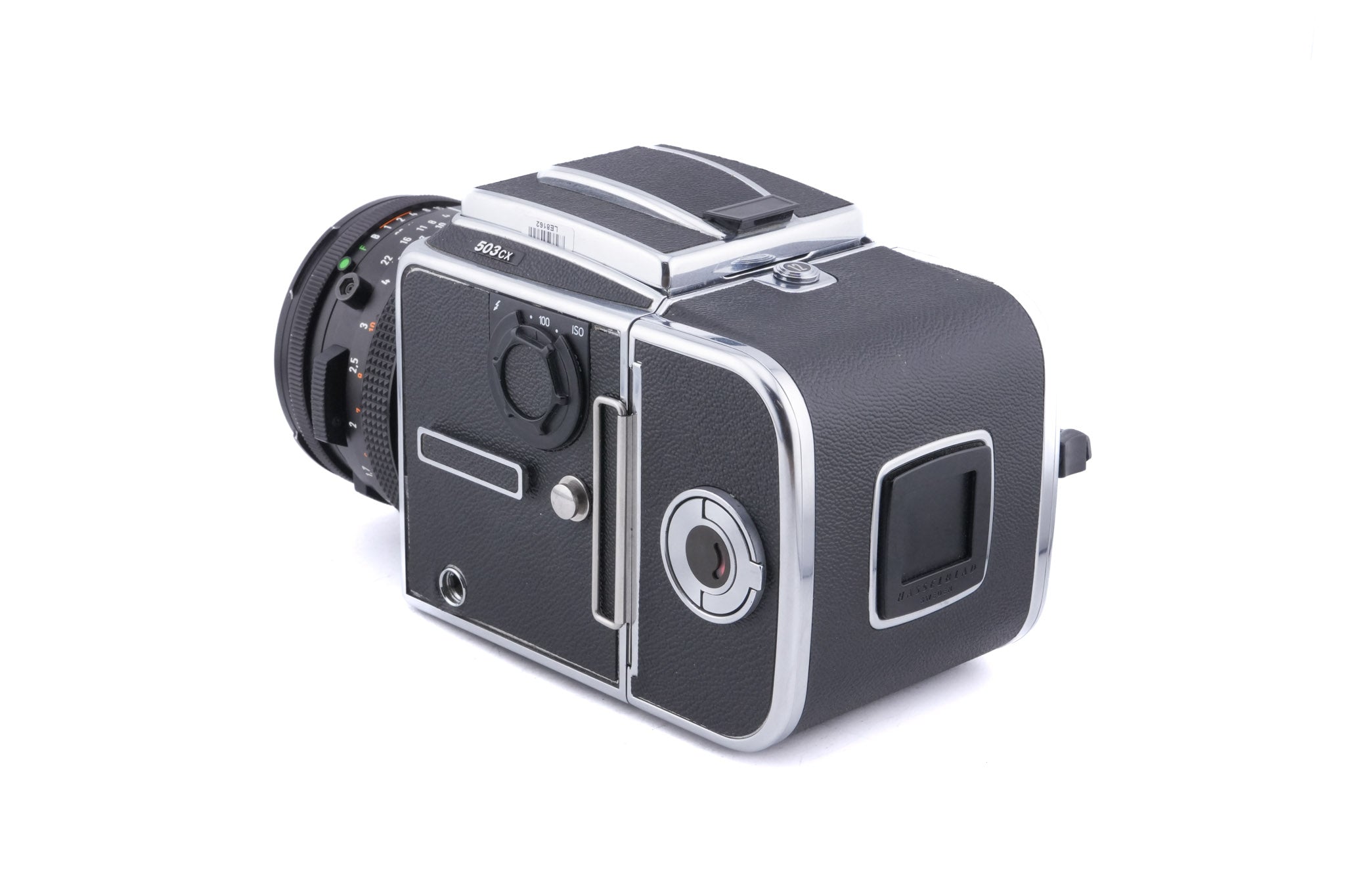 Hasselblad 503CX (Silver, 10026) + 80mm f2.8 Planar T* CF (20029) + A12N Film Magazine + Waist Level Finder (New / Chrome, 42315) + Acute Matte Focusing Screen (42165)