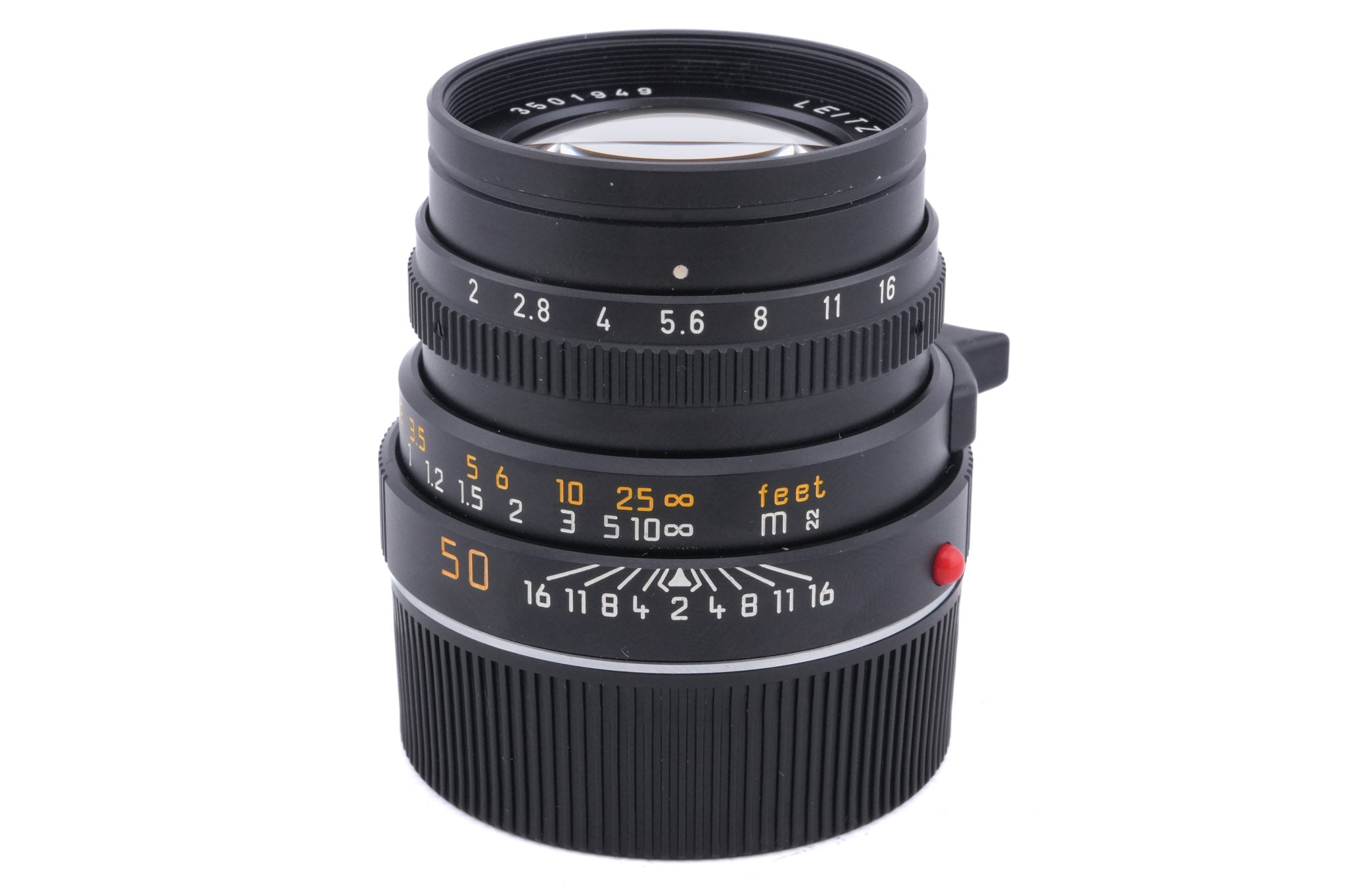 Leica 50mm f2 Summicron-M (Type IV) (Black, 11819)