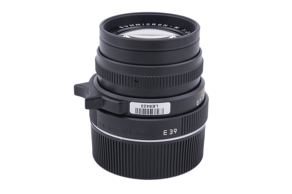 Leica 50mm f2 Summicron-M (Type IV) (Black, 11819)
