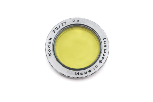 Kodak 22mm Yellow Filter FII/27 2x - Accessory