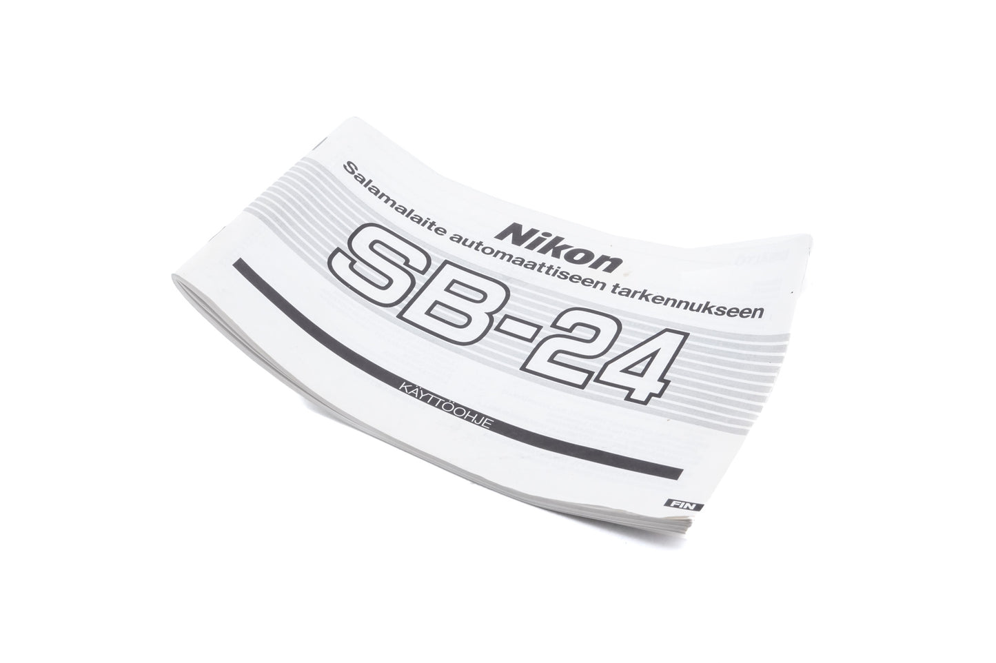 Nikon SB-24 Instructions - Accessory