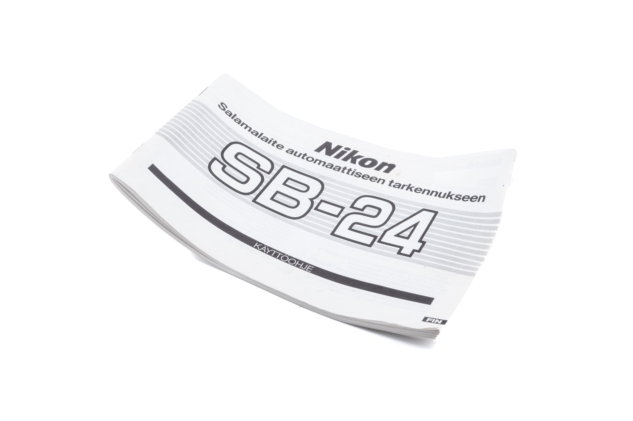 Nikon SB-24 Instructions - Accessory