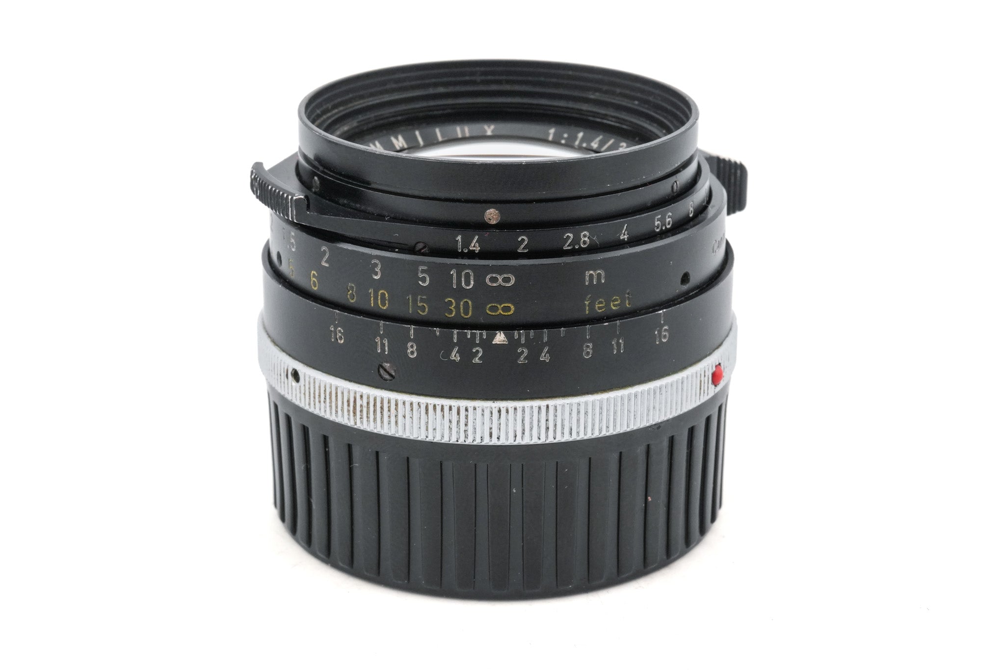 Leica 35mm f1.4 Summilux (Type II) (Chrome Infinity Lock) (Black, 11870) - Lens