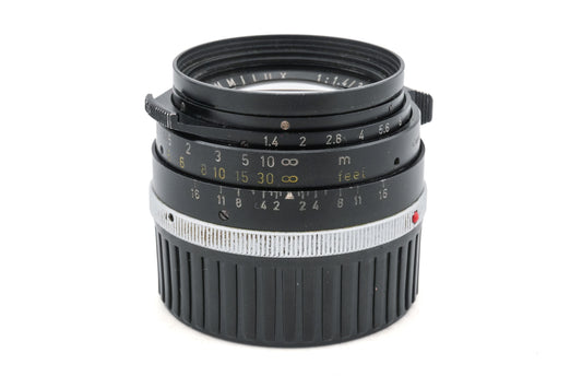 Leica 35mm f1.4 Summilux (Type II, Infinity Lock) (Black, 11870) - Lens